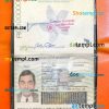 Nicaragua passport psd files, editable scan and snapshot sample, 2 in 1