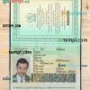 Pakistan passport PSD files, editable scan and photo-realistic look sample, 2 in 1