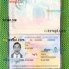 Panama passport PSDs, editable scan and photograghed picture template, 2 in 1