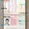 Poland passport PSD files, scan and photograghed image, 2 in 1