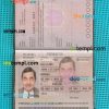 Romania passport editable PSD files, scan and photo taken image (2013-present ),2 in 1