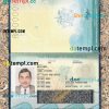 Saint Kitts and Nevis passport editable PSD files, scan and photo-realistic look, 2 in 1