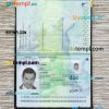 Slovenia passport editable PSD files, scan and photo-realistic look, 2 in 1