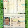 Tanzania passport editable PSD files, scan and photo look templates, 2 in 1