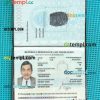 Timor-Leste passport editable PSD files, scan and photo taken image, 2 in 1