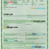Washington certificate of title of a vehicle (car title) template in PSD format, fully editable, front and back
