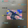 Afghanistan Pashtany Bank visa card PSD scan and photo-realistic snapshot, 2 in 1