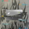 Albania Intesa Sanpaolo Bank visa card PSD scan and photo-realistic snapshot, 2 in 1