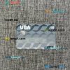Albania United Bank of Albania visa card PSD scan and photo-realistic snapshot, 2 in 1