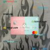 Algeria Al Salam Bank mastercard PSD scan and photo taken image, 2 in 1