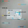 Algeria Trust Bank Algéria visa card PSD scan and photo-realistic snapshot, 2 in 1