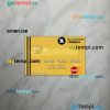 Andorra Bank Sabadell bank mastercard PSD scan and photo taken image, 2 in 1