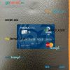 Andorra Morabank mastercard PSD scan and photo taken image, 2 in 1