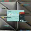 Angola Banco Comercial do Huambo visa card PSD scan and photo-realistic snapshot, 2 in 1