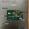 Angola Comercial Bank visa card PSD scan and photo-realistic snapshot, 2 in 1
