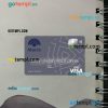 Argenitina Banco Macro S.A bank visa card PSD scan and photo-realistic snapshot, 2 in 1
