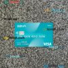 Argentina BBVA bank visa card PSD scan and photo-realistic snapshot, 2 in 1