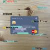 Argentina Banco Itaú mastercard PSD scan and photo taken image, 2 in 1