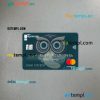 Argentina Hipotecario bank mastercard PSD scan and photo taken image, 2 in 1