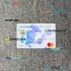 Argentina Municipal Bank of Rosario mastercard PSD scan and photo taken image, 2 in 1