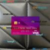 Argentina bank Credicoop visa card PSD scan and photo-realistic snapshot, 2 in 1
