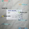 Australia AMP Bank visa card PSD scan and photo-realistic snapshot, 2 in 1