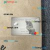 Australia Australian Military Bank mastercard PSD scan and photo taken image, 2 in 1