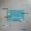 Australia Australian Settlements Limited (ASL) visa card PSD scan and photo-realistic snapshot, 2 in 1