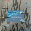 Australia Hume bank visa card PSD scan and photo-realistic snapshot, 2 in 1
