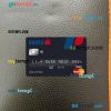Austria Erste Group bank mastercard PSD scan and photo taken image, 2 in 1