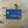 Azerbaijan ATA bank mastercard PSD scan and photo taken image, 2 in 1