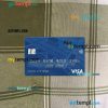 Azerbaijan ATA bank visa card PSD scan and photo-realistic snapshot, 2 in 1