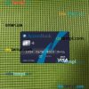 Azerbaijan Access bank visa card PSD scan and photo-realistic snapshot, 2 in 1