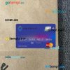Azerbaijan Amrahbank mastercard PSD scan and photo taken image, 2 in 1