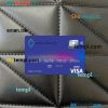 Azerbaijan Amrahbank visa card PSD scan and photo-realistic snapshot, 2 in 1