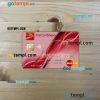 Bahamas FirstCaribbean International bank mastercard PSD scan and photo taken image, 2 in 1