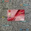Bahamas FirstCaribbean International bank visa card PSD scan and photo-realistic snapshot, 2 in 1
