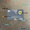 Bahamas The Central bank visa card PSD scan and photo-realistic snapshot, 2 in 1
