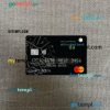 Bahrain Ahli United bank mastercard PSD scan and photo taken image, 2 in 1