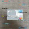 Bangladesh Janata bank mastercard PSD scan and photo taken image, 2 in 1