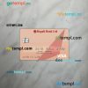Bangladesh Rupali bank visa card PSD scan and photo-realistic snapshot, 2 in 1