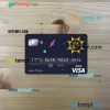 Bangladesh Sonali Bank bank visa card PSD scan and photo-realistic snapshot, 2 in 1