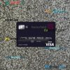 Barbados Butterfield bank visa card PSD scan and photo-realistic snapshot, 2 in 1