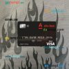 Belarus Alfa bank visa card PSD scan and photo-realistic snapshot, 2 in 1