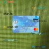 Belgium KBC bank mastercard PSD scan and photo taken image, 2 in 1