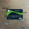 Belize Belizebank visa card PSD scan and photo-realistic snapshot, 2 in 1