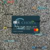 Belize Choice bank mastercard PSD scan and photo taken image, 2 in 1