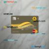 Belize Commerzbank mastercard PSD scan and photo taken image, 2 in 1