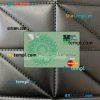Benin Bank of Africa mastercard PSD scan and photo taken image, 2 in 1