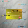 Bhutan T bank mastercard PSD scan and photo taken image, 2 in 1